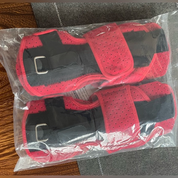 NEW Plantar Fasciitis Night Splints, Pair, Red Unisex - Picture 2 of 4